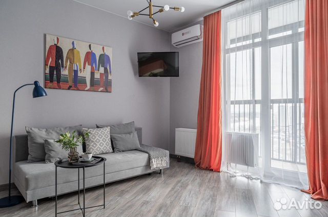 

Квартира-студия, 30 м², 2 кровати