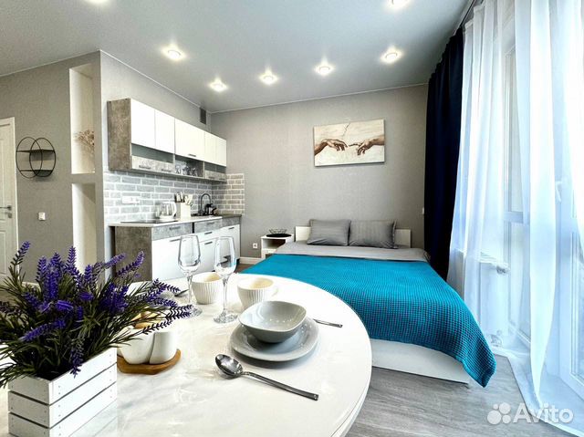 

Квартира-студия, 30 м², 1 кровать