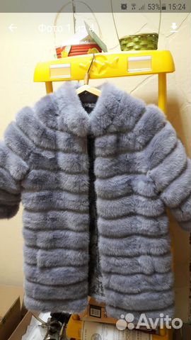 Шуба поперечка норка