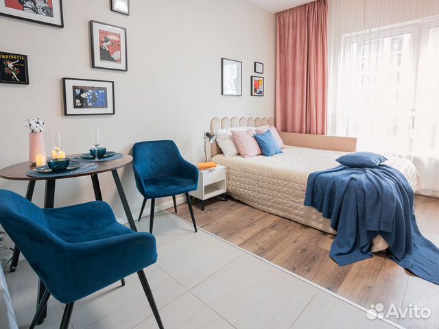 

Квартира-студия, 23,6 м², 1 кровать