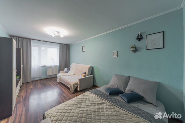 

1-к. квартира, 34 м², 2 кровати
