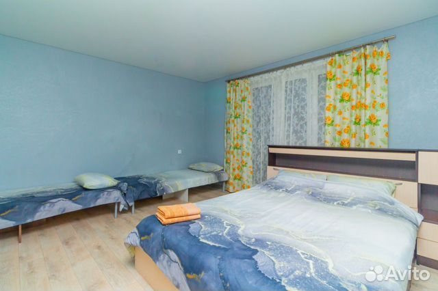 

1-к. квартира, 42 м², 3 кровати
