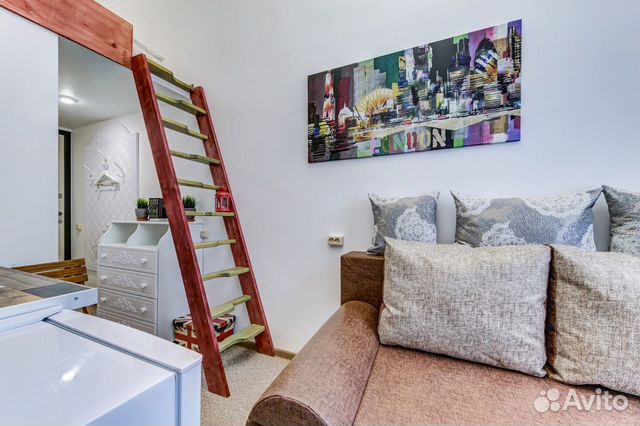 

Квартира-студия, 13 м², 2 кровати