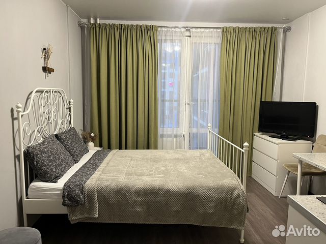 

Квартира-студия, 27 м², 1 кровать