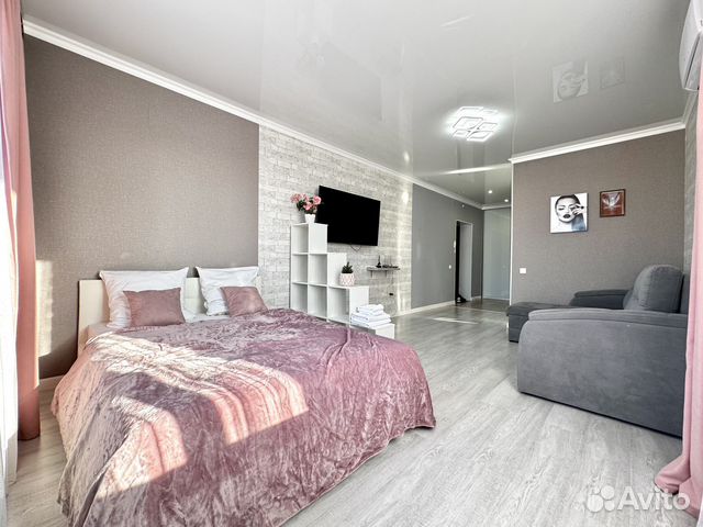 

1-к. квартира, 55 м², 2 кровати