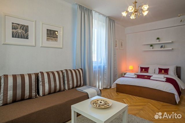 

1-к. квартира, 42 м², 2 кровати