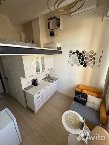 

Квартира-студия, 17 м², 2 кровати