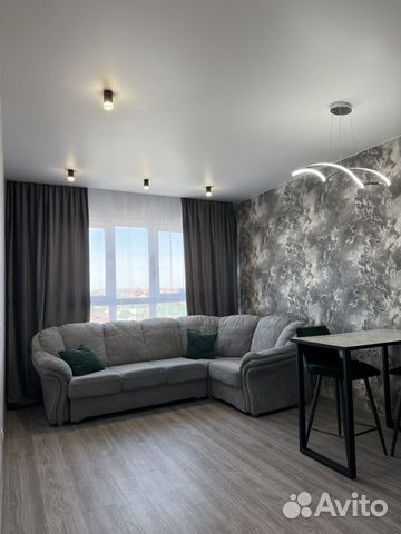 

1-к. квартира, 44 м², 2 кровати