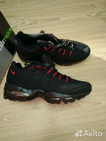 Новые кроссовки Nike air Max 95 black/red Новые кроссовки Nike air Max 95 black/red