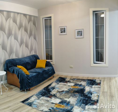 

1-к. квартира, 46 м², 2 кровати