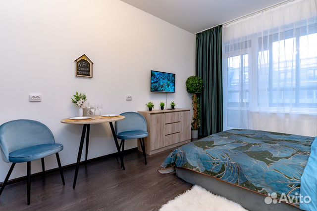 

Квартира-студия, 23,5 м², 2 кровати