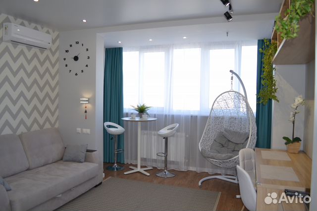 

Квартира-студия, 30 м², 2 кровати