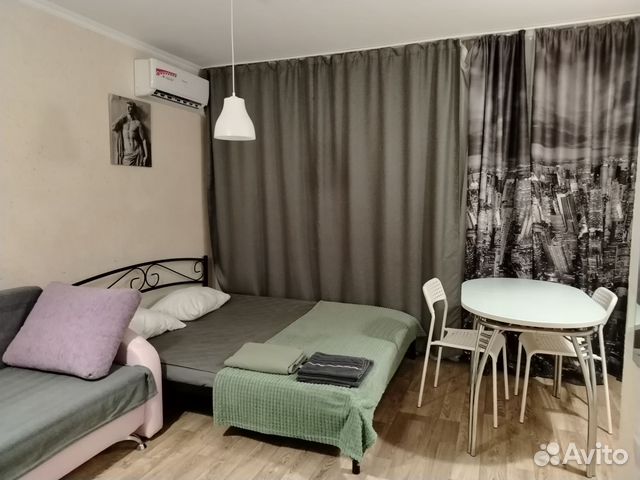 

Квартира-студия, 27 м², 2 кровати