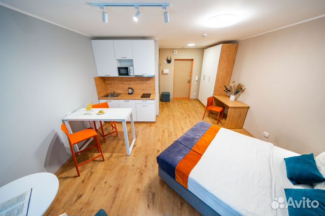 

Квартира-студия, 30 м², 2 кровати