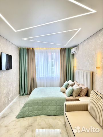 

1-к. квартира, 45 м², 2 кровати