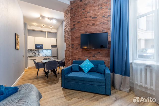 

Квартира-студия, 35 м², 2 кровати