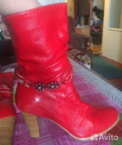 Сапожки лаковые Сапожки лаковые