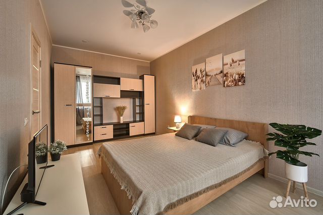 

1-к. квартира, 36 м², 2 кровати