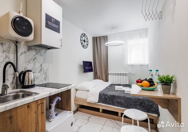 

Квартира-студия, 10,4 м², 1 кровать