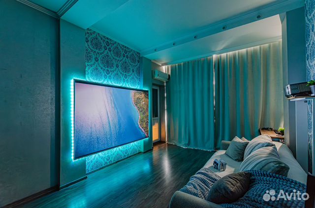 

1-к. квартира, 46 м², 2 кровати