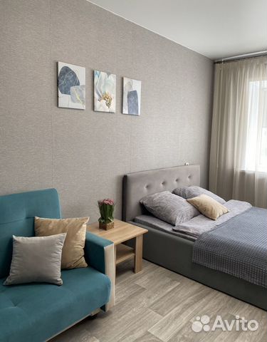 

1-к. квартира, 40 м², 2 кровати