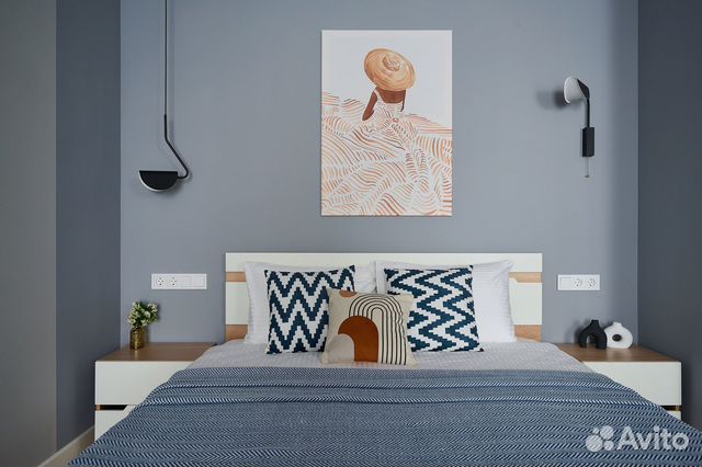 

1-к. квартира, 39 м², 2 кровати
