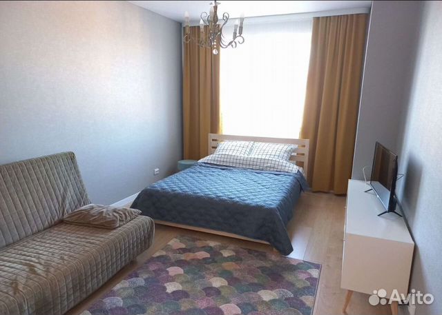 

1-к. квартира, 38 м², 2 кровати