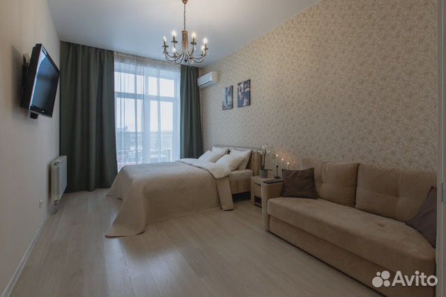 

1-к. квартира, 45 м², 2 кровати