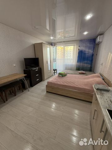 

Квартира-студия, 28 м², 2 кровати
