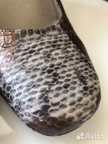 Туфли из натуральной кожи питона Туфли из натуральной кожи питона