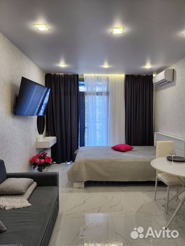 

Квартира-студия, 22 м², 2 кровати