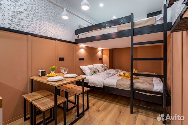 

Квартира-студия, 17 м², 2 кровати