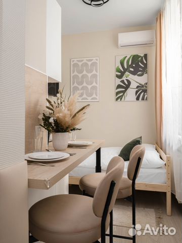 

Квартира-студия, 12 м², 1 кровать
