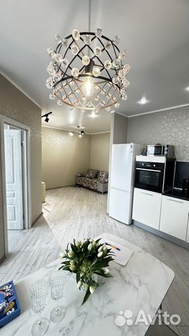 

1-к. квартира, 54 м², 2 кровати