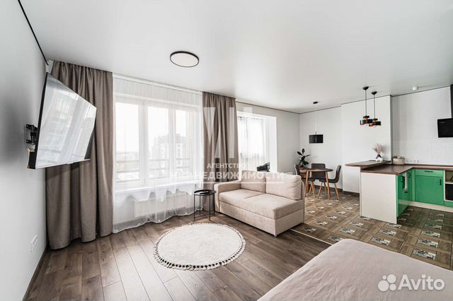 

Квартира-студия, 45,1 м², 2 кровати