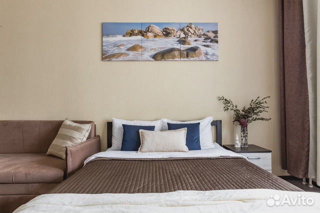 

Квартира-студия, 27 м², 2 кровати