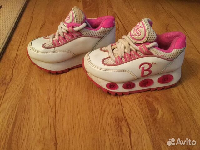 Детские кожаные кроссовки Barbie Италия 26 р