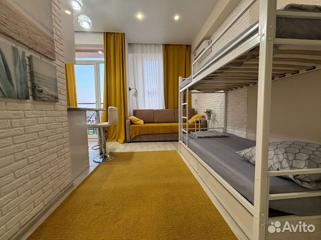 

Квартира-студия, 25 м², 2 кровати