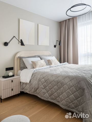 

1-к. квартира, 42 м², 2 кровати