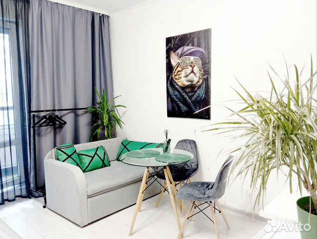 

Квартира-студия, 25 м², 2 кровати