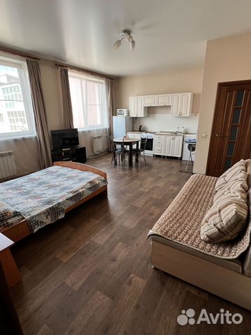 

Квартира-студия, 33 м², 2 кровати