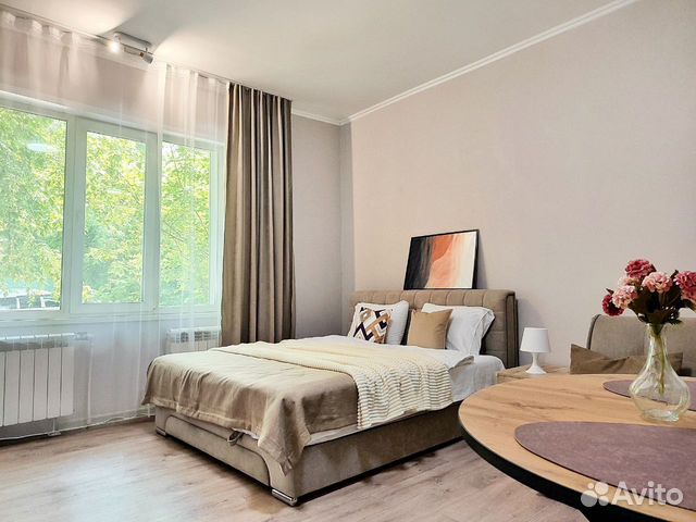 

Квартира-студия, 30 м², 2 кровати