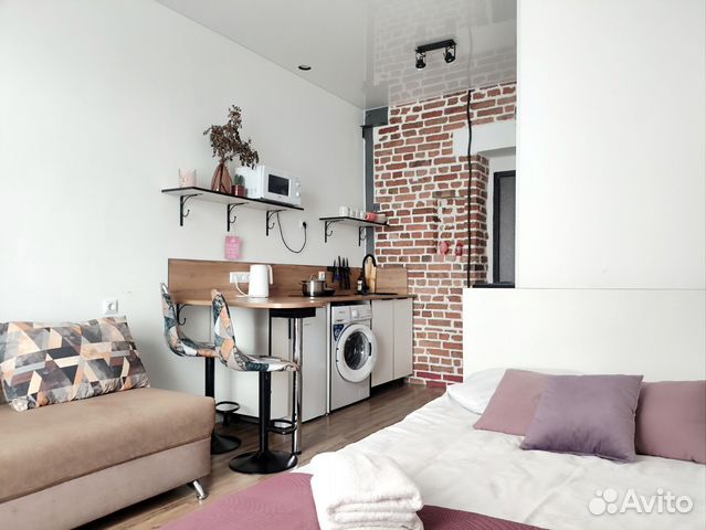 

Квартира-студия, 20 м², 2 кровати