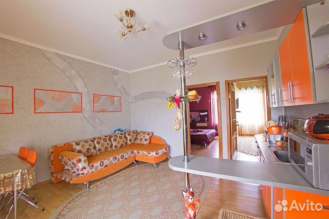 2-к квартира, 52.4 м², 3/3 эт.
