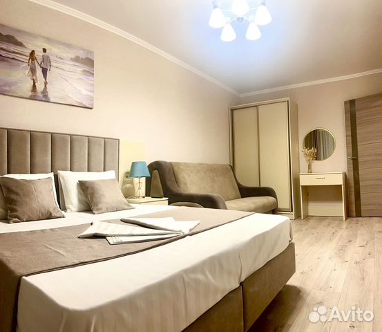 

1-к. квартира, 38 м², 2 кровати
