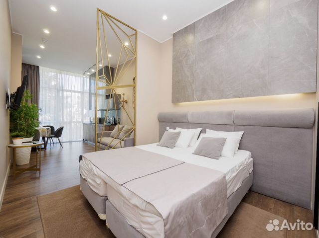 

Квартира-студия, 35 м², 2 кровати