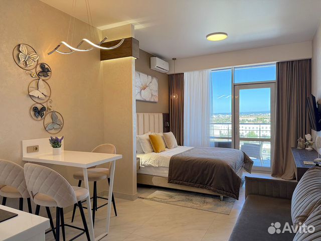 

Квартира-студия, 32 м², 2 кровати
