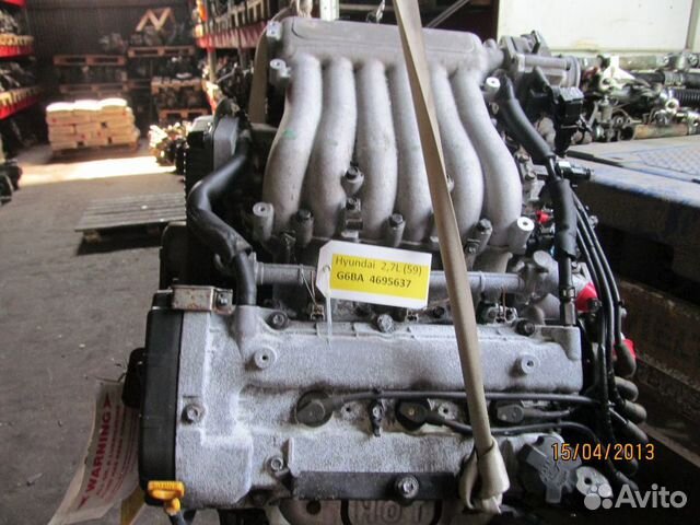 Двигатель G6BA 2.7 Hyundai SantaFe, Sonata
