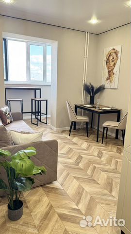 

1-к. квартира, 44,4 м², 2 кровати