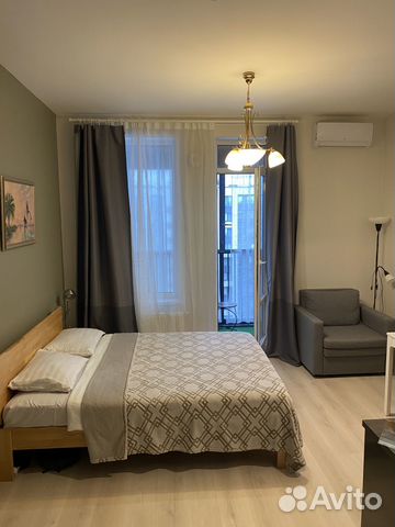 

Квартира-студия, 24 м², 2 кровати